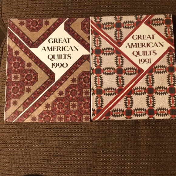 Great American Quilts 1990 and 1991 Oxmoor House Books Annuals - Picture 1 of 5